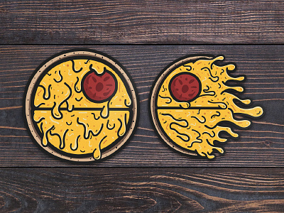 Pizza Death Star death star decals etsy pizza shop yum