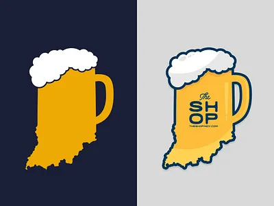 drINk Sticker beer drink indiana mug sticker