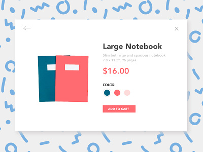 UI #12 Ecommerce daily ui ecommerce item notebook product shop ui ux