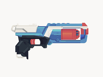 Nerf Gun colors fun gun illustration nerf pop