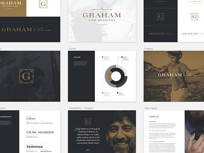 GLS Brand Guide artboards black brand guide branding color wheel gold sketch sketchapp