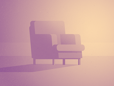 01 chair gradient illustration parallel