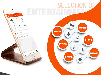 Emax Entertainment Selection app color design ios photoshop simple ui ux