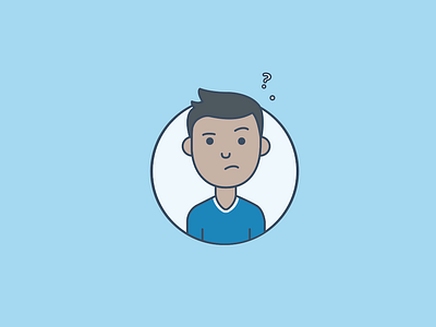 Confused avatar confused illustration