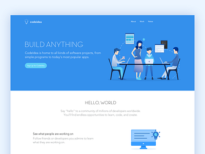 codeidea code illustration web