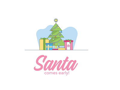 Santa has a Dribbble invite!