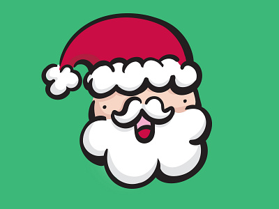 Santa christmas cute happy ho ho ho holiday holidays illustration merry christmas santa