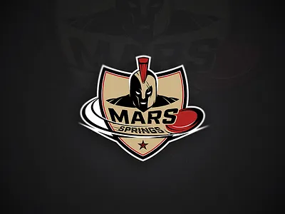 Mars Springs Disc Golf Tournament Emblem disc emblem golf mars roman shield sport star