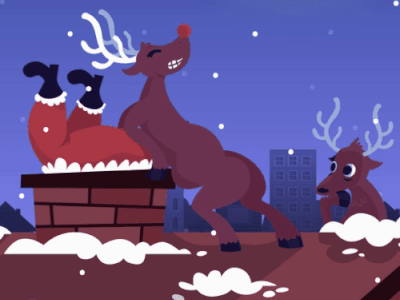 Christmas reindeer at work christmas holidays reindeer santa winter