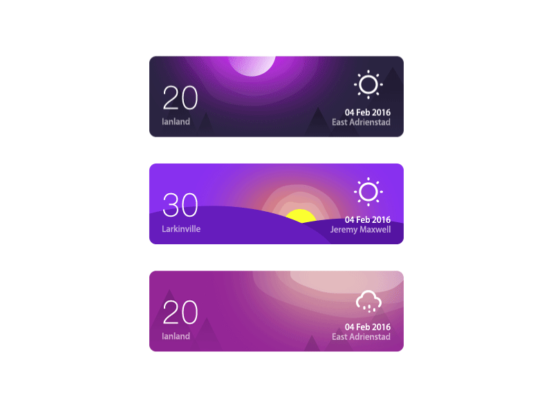 weather ae animation dribbble gif interface shanghai ui ux