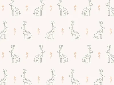 More patterns 🐇 branding illustration pattern