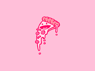 Pizza cheese dude food dude green pepper guy happy illustration pepperoni pizza smile stuffed crust