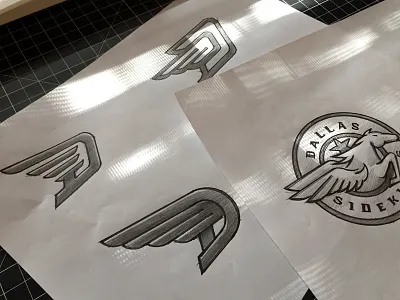 Sidekicks Concepts custom d dallas design hand drawn horse illustration pegasus sketch soccer texas wing