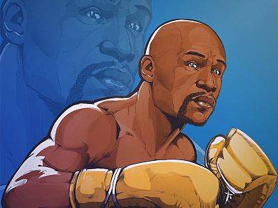 Floyd Mayweather Jr. (Order) art floydmayweather ins comics ins shmot ipadpro losangeles miami newyork procreate sketch Владивосток Новосибирск