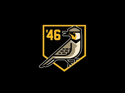 Oakland Larks 46 1946 baseball bird larks oakland
