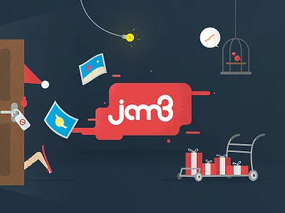 Santa Vacation design illustration santa vector