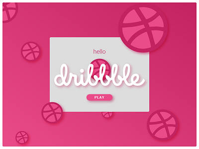 Dribbble Debut debut design dribbble first shot thank you ui