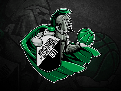 Basketball Mascot basketball gladiator legionary logo mascot mascotte warrior