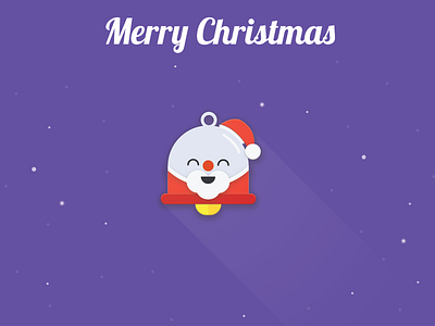 Material Design - Illustration - 2016 christmas deisgn google googleplus material merry purple redy santa snow