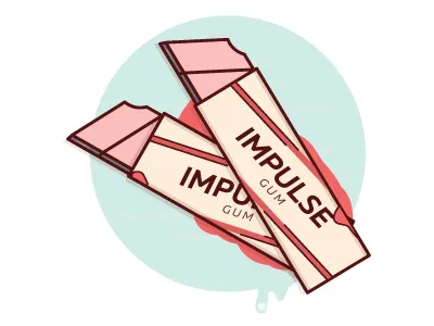 Bittersweet Masochism bright bubble dark drawing gum happy illustration masochism play playful weapon