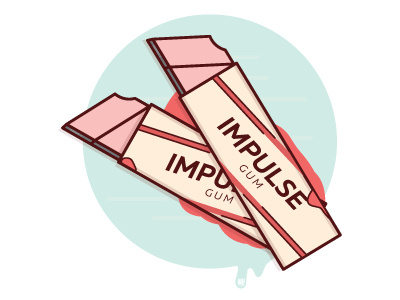 Bittersweet Masochism bright bubble dark drawing gum happy illustration masochism play playful weapon