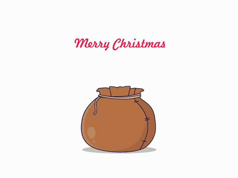 Christmas Surprise Gift christmas gif gift happy merry motion new sack santa surpsise xmas year