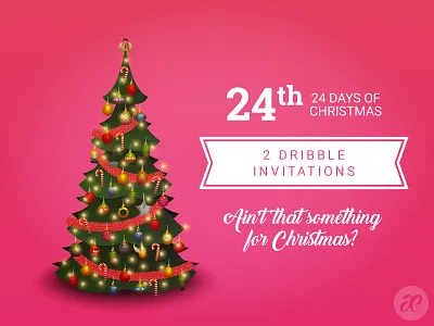 Time for the Tree! christmas digital illustration invites vector