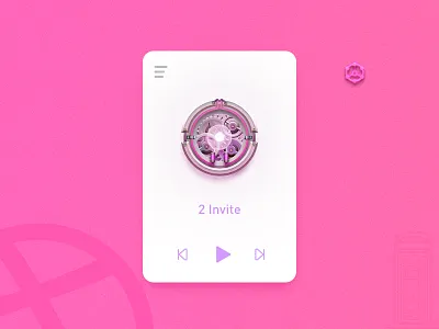 2 Invites app design icon ui