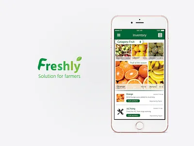 Freshly app design automotive ui uxui