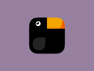 Curious Crow animal app app icon bird crow icon ios