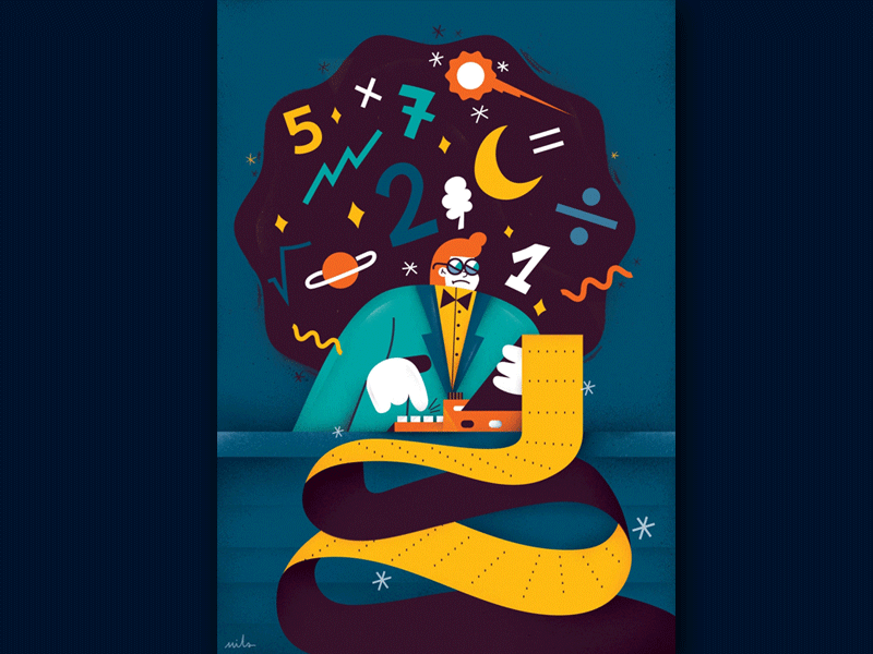 The accountant characters design fonzynils icons illustration illustrator numbers visual