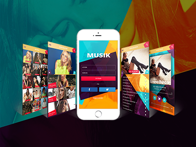 App MUSIK app appdesign design music musicapp ui ux