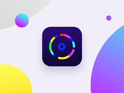 icon camera color colorful eye gradient icon video