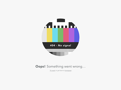 Daily UI #008 - 404 Page 008 404 dailyui error page minimal test card ui ui design web design website