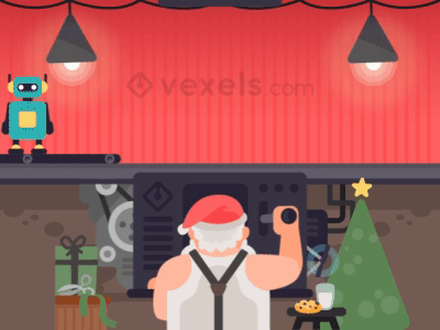 Santa's workshop christmas gift gifts holidays santa workshop