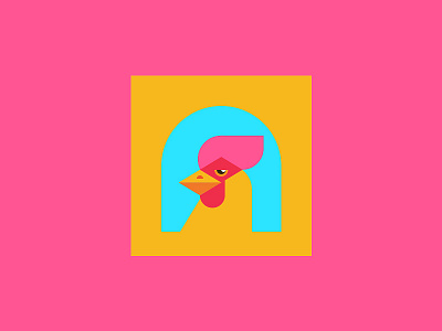 Roooster bird illustration mark new year rooster xmas