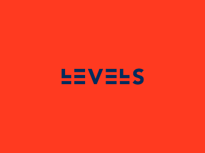 Levels Clever Wordmark / Verbicons clever flat icon level levels logos mark monogram simple typo verbicons