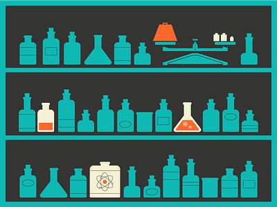 Bottles bottles chemicals lab scale