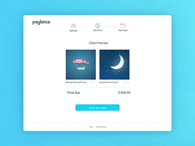 Paylance App UI clean design freelancer interface material minimal paylance ui
