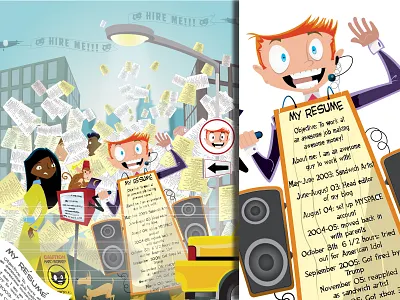 Getting Hired creatives hire hiring how to get hired promotion resume