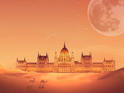 Mirage desert ui wallpaper