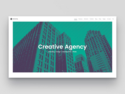 Elementy - Multipurpose One & Multi Page Template agency blog business ecommerce minimal multipurpose onepage portfolio shop themeforest ui ux