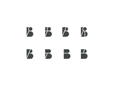 Bs b black bloom branding fill identity logo minimal simple stroke