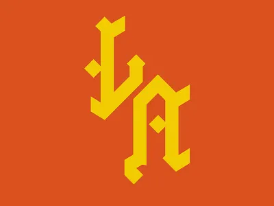 L.A. 2 art desginer design font fonts hand lettering lettering letters type typography