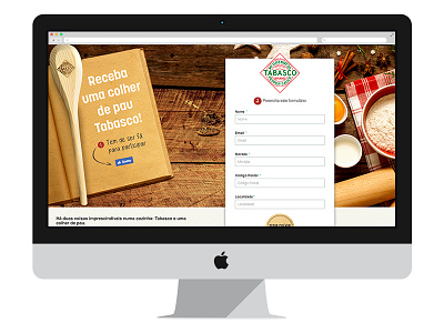 Tabasco – Newsletter campaign landing page ideas landing page tabasco