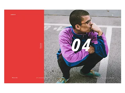 Kursiv clean design interface typography ui ux