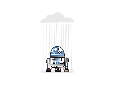 Sad R2D2 carrie fisher droid force jedi leia princess leia r2d2 rip sadness star wars