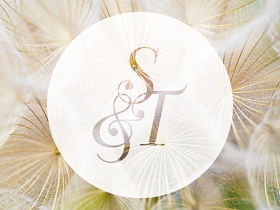 S & T Monogram pt. 2 brand custom design monogram st wedding