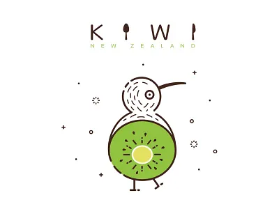 【NZ】Kiwi illustration whv