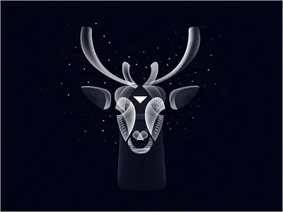 Silver Light2 fantasy light magic overlay reindeer winter